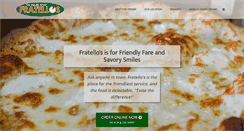 Desktop Screenshot of fratellospizza.com